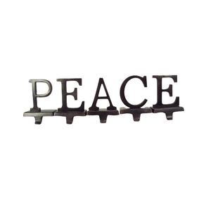 New Design PEACE Christmas <b>Stocking</b> <b>Holder</b> 5 Piece Set for Decoration Purpose Uses Manufacture in India - Product Image 6