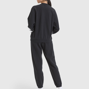 Conjunto de chándal personalizado para mujer al por mayor, ropa deportiva de moda ajustada de mezcla de algodón OEM, ropa para correr para sesiones de entrenamiento - Product Image 3