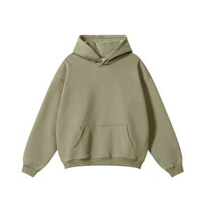 Vente en gros Sweats à capuche unis personnalisés brodés Pullover Streetwear Sweatshirt Bulk Blank Hooded Tops Factory - Product Image 1