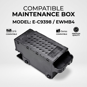 Boîte de maintenance Enlite Premium E-C9398 EWMB4 C9398 pour <span class=keywords><strong>imprimante</strong></span> Epson <span class=keywords><strong>EcoTank</strong></span> ET-2910 ET-2410 L3350 L3310, réservoir d'encre usagée - Product Image 1