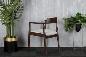 เก้าอี้ไม้สำหรับรับประทานอาหารที่ทำจากไม้เป็นมิตรต่อสิ่งแวดล้อมออกแบบได้ตามต้องการสไตล์ยุโรปทนทานสำหรับใช้ในบ้านสำนักงานและในบ้าน - Product Image 3