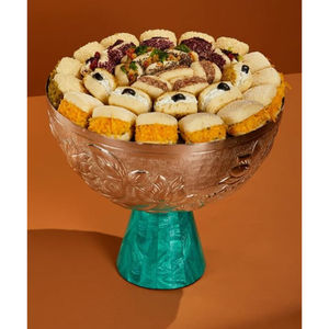 Cuenco de chocolate de Metal pulido plateado de la mejor calidad, cuenco decorativo moderno para servir dulces para fiestas de cumpleaños y eventos - Product Image 1