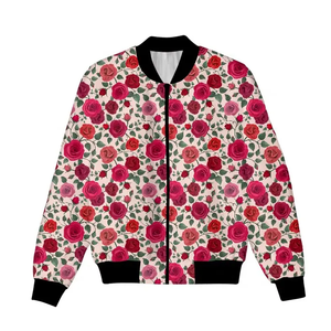 Chaquetas de bombardero unisex personalizadas con estampado de sublimación a prueba de viento con cremallera prendas de vestir exteriores de moda gran oferta de OVERSEAS SPORTS - Product Image 5