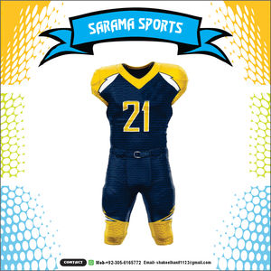 Uniforme de football américain le plus vendu à bas prix de toutes les tailles, nouveau design, uniforme américain de meilleure fabrication OEM, - Product Image 6