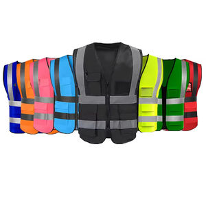 Gilet de sécurité réfléchissant léger à haute visibilité vêtements de travail en maille respirante pour l'arpenteur de trafic et l'exercice de travail de sécurité - Product Image 2