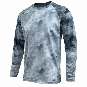 เสื้อตกปลาผู้ชายใส่สบาย แขนยาว ผ้ากีฬาคุณภาพพรีเมียม โพลีเอสเตอร์ - Product Image 1