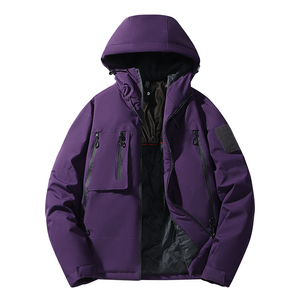 Cropped Intelligent Heating <b>Warm</b> Men's <b>Jackets</b> Windproof <b>Waterproof</b> Stain-resistant Custom Cotton <b>Jackets</b> for Men 2025 - Product Image 5