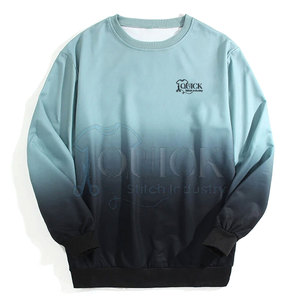 Sudadera transpirable ecológica de invierno de poliéster/algodón de ajuste Regular con cuello redondo de alta calidad nueva moda de talla grande para hombres - Product Image 1