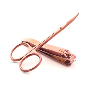 Sắc Nét Thép Không Gỉ Tùy Chỉnh Cắt Móng Tay Và Khuôn Mặt Chải Chuốt Kéo Thiết Lập Thiết Kế Công Cụ Làm Đẹp Tùy Chỉnh Xây Dựng Thương Hiệu Cung Cấp - Product Image 4