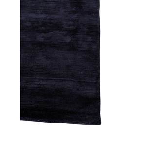 Alfombra de Viscosa Tejida a Mano en Gris y Negro, Color Sólido HPV-7023 para Uso Doméstico - Product Image 4