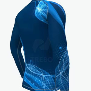 Mejor venta transpirable Rash Guard En stock Hombres Sublimación Rash Guard Precio bajo Hombres Sublimación Rash Guard - Product Image 3