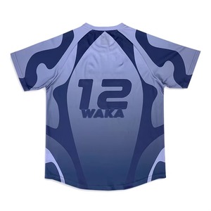 เสื้อฟุตบอลผู้ชายเสื้อฟุตบอลแขนสั้นระบายอากาศผ้าโพลีเอสเตอร์100% พิมพ์ลาย100% งานตามสั่ง2025 - Product Image 2