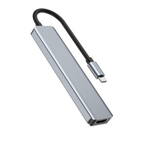 <span class=keywords><strong>Chargeur</strong></span> multi-ports Station d'accueil 6 en 1 pour disques durs Hub USB 3.0 2.0 PD Prises de données Station d'accueil pour ordinateurs PC - Product Image 3