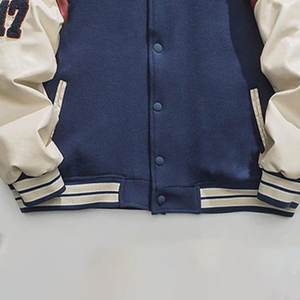 แจ็กเก็ตผ้าขนสัตว์สำหรับผู้ชายระบายอากาศได้ดีปักโลโก้ได้ตามต้องการ - Product Image 5