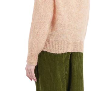 เสื้อสเวตเตอร์ไหมพรมผสมขนแกะนุ่มฟูสำหรับผู้หญิง แบบขายส่ง คุณภาพสูง แฟชั่นใหม่ แขนยาว คอกลม - Product Image 6