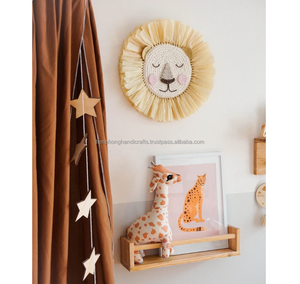 หญ้าทะเลสิงโตสีบลอนด์น่ารักพร้อมแก้มสีชมพูเส้นผ่านศูนย์กลาง42ซม. | ของตกแต่งสำหรับห้องเด็กทารก,ของเล่นเด็กตกแต่ง,ของตกแต่งเนอสเซอรี่ - Product Image 6