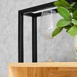 Estante Decorativo KTB68172 con Marco de Hierro, 54x28x160cm, Madera de Caucho, Tipo Vertical, para Sala de Estar - Product Image 6