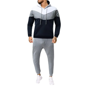 Conjunto Deportivo Informal con Capucha y Estampado para Hombre, con Logotipo Personalizado, 100% Algodón, Secado Rápido, Transpirable, para Correr - Product Image 2