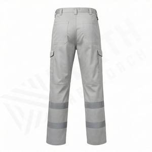 100% Polyester Safety <b>Work</b> <b>Trousers</b> Multi Pockets <b>Work</b> Safety Pants Men Reflective Workwear <b>Trousers</b> Bulk Wholesale Customized - Product Image 2