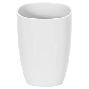 Spirella Pure Collection, Portaspazzolino 7,5x7,5x10 cm, Polistirolo, Bianco - Product Image 1