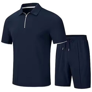 Conjunto de ropa informal de verano de Hip Hop para hombre, Camiseta de algodón transpirable con pantalones cortos estampados, patrón transpirable de punto - Product Image 5