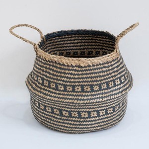Best Selling Hot Trend Quality Supplier <b>Seagrass</b> Straw <b>Basket</b> Storage <b>Baskets</b> OEM Custom logo Accepted - Product Image 3