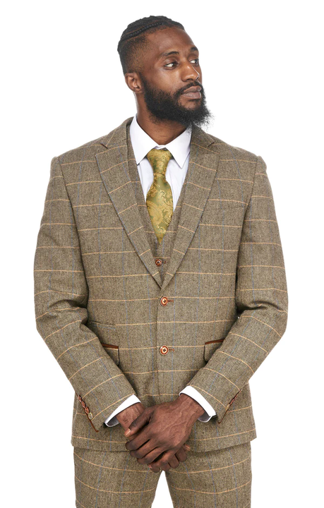 New Arrival Men's Suits Slim Fit 3 Pcs British Style Wedding Suits Pant Coat Made in Pakistan 2023