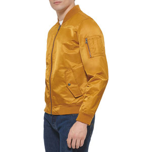 Chaqueta Bomber Casual Lisa y Cortavientos para Hombre, Ropa al por Mayor, Chaqueta Bomber Personalizada a Precio Económico y de Alta Calidad para Hombre - Product Image 4