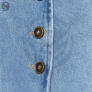 <b>Women's</b> Casual Eco-Friendly Breathable Knitted <b>Denim</b> <b>Vest</b> 100% Jean's Fabric Winter Outerwear 2025 - Product Image 5