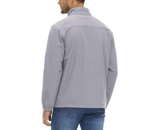Veste imperméable de randonnée personnalisée veste à capuche à coquille souple imperméable coupe-vent pour l'extérieur veste pour hommes - Product Image 5
