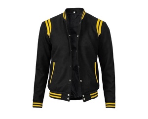 Chaqueta universitaria informal acolchada para hombre, chaquetas universitarias acolchadas bordadas gruesas personalizadas para hombre, fabricante - Product Image 5