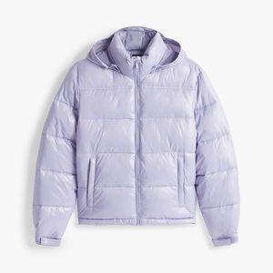 Chaqueta corta acolchada de invierno para mujer, cálida y gruesa, con cremallera, estilo burbuja, de algodón, para exterior - Product Image 2