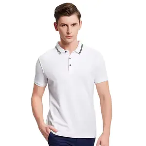 Wholesale New Arrival Men's Slim Fit Polo T-Shirt Short Sleeve Summer Casual Cotton Sports Top Breathable shirt
