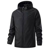 Veste en jean coupe-vent pour homme sur mesure, taille personnalisée, avec col montant, en toile imperméable et coupe-vent, vente en gros