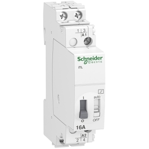 Relè a Impulsi SCHNEIDER ELECTRIC A9C30812 ITL 2P 2 NO 16A, Bobina 110 VDC, 230...240 VAC 50/60Hz, Relè di Potenza Oltre 2 Ampere - Product Image 1