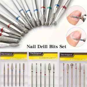 6-Piece <b>Diamond</b> Nail <b>Drill</b> Bit Set for Cuticle Gel & Acrylic Nails - Product Image 4