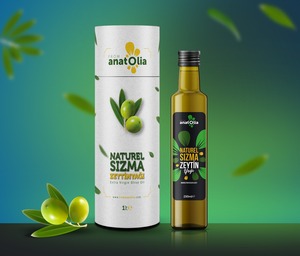 จาก Anatolia ที่ดีที่สุดของเหลวน้ำมันมะกอกที่มีคุณภาพสูงขวดแก้วกดเย็นพิเศษบริสุทธิ์น้ำมันมะกอก1 Lt - Product Image 3