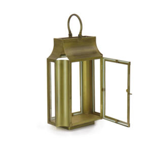 Décorations de Noël en métal laiton antique lanternes de sol de table de conception unique avec bougeoirs bocaux décoration de la maison - Product Image 4