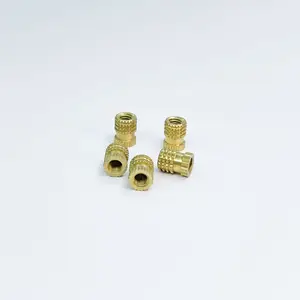 Brass Inerts For Thermoplastic Serrated Large Flange Nut Flanged Lock Nut Hex Serrated Body Nut