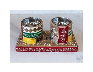 กระถางธูปสเตนเลสงานทาสีด้วยมือสำหรับงานปาร์ตี้และงานหรูหราดีไซน์ล่าสุด - Product Image 1