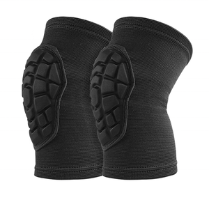 Genouillère de compression respirante en néoprène épais de haute qualité, motif nid d'abeille, antidérapante, pour le basketball/le volleyball - Product Image 1