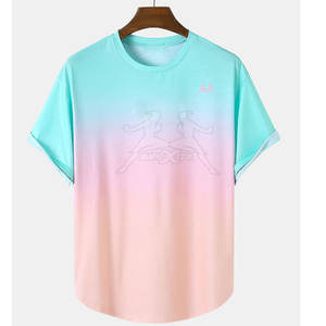 เสื้อยืดผู้ชายน้ำหนักเบาและระบายอากาศได้ดีแห้งเร็วดีไซน์จากโรงงาน - Product Image 1