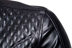 เสื้อแจ็คเก็ตหนังแท้ทรงยาวบาง ดีไซน์สวยงาม สำหรับผู้ชาย ใส่ในฤดูหนาว - Product Image 3