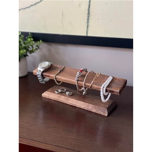 Expositor de joyería de madera más vendido, soporte de exhibición de joyería único, soporte de exhibición de pendientes para Decoración - Product Image 1