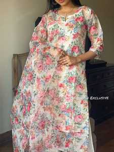 2024 recién llegados conjunto de Kurti Palazzo de algodón con estampado indio y pakistaní para mujer con alta calidad a precio barato - Product Image 6