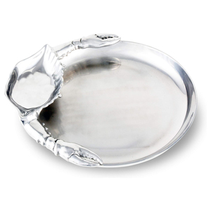 Venta al por mayor de platos de hoja de silicona de metal fundido niquelado tocador de plástico para regalos de estilo de vida de Ambiente de boda de Navidad - Product Image 1