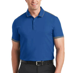 Camiseta de golf transpirable con logotipo personalizado para hombre - Product Image 1