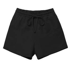 Venta al por mayor de algodón personalizado francés Terry tipo transpirable cintura elástica cordón mujeres verano playa entrenamiento pantalones cortos Casuales - Product Image 2
