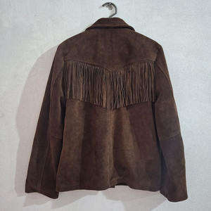 Chaqueta de cuero occidental personalizada con hermoso diseño para mujer, suave transpirable con decoración de rayas, cuero suave prefundido con tinte - Product Image 2