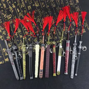 Xianxia Fantasy Film and Television Set High Reduction Props Zinc Alloy Miniature Sword - Collector's Edition